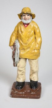 ANTIQUE FIGURAL CAST IRON OLD