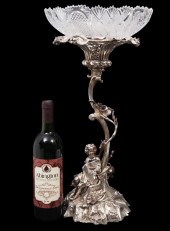 ANTIQUE FIGURAL SILVERPLATE CE