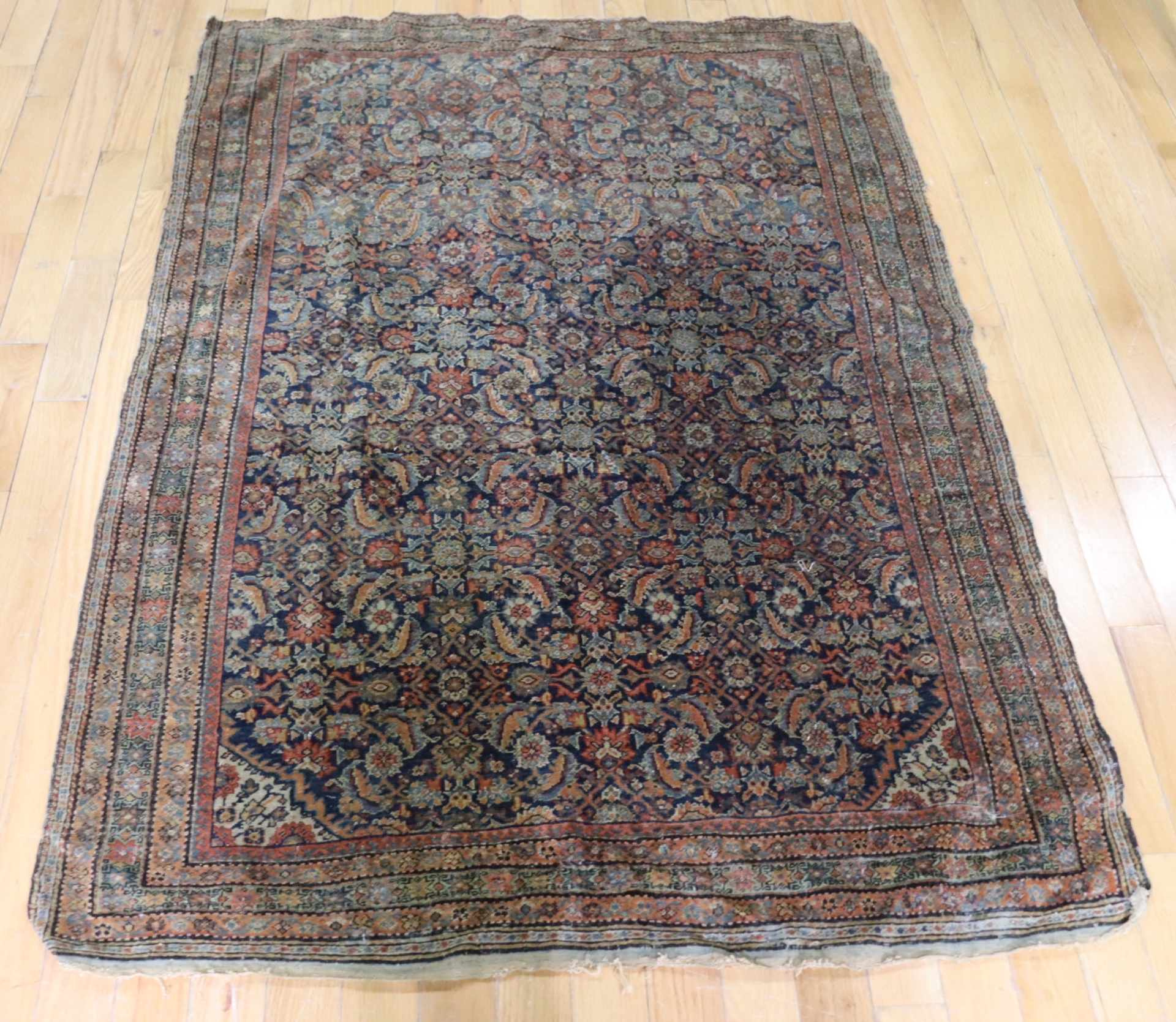 ANTIQUE & FINELY HAND WOVEN
