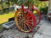 ANTIQUE FIRE EXTINGUISHER ON W