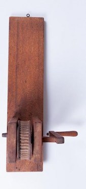ANTIQUE FLAX SCUTCHING MACHINE