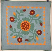 ANTIQUE FLORAL APPLIQUE PATCHW