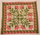 ANTIQUE FLORAL PATTERN PATCHWO