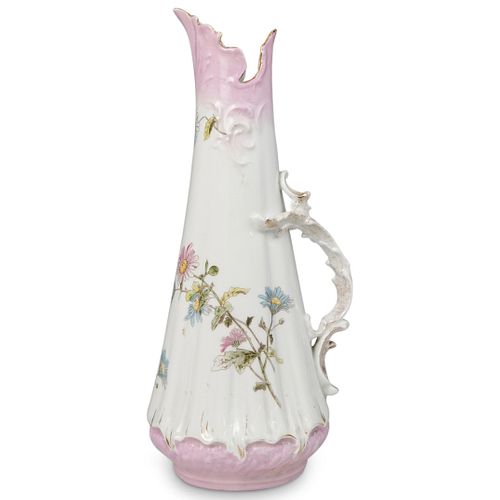 ANTIQUE FLORAL PORCELAIN