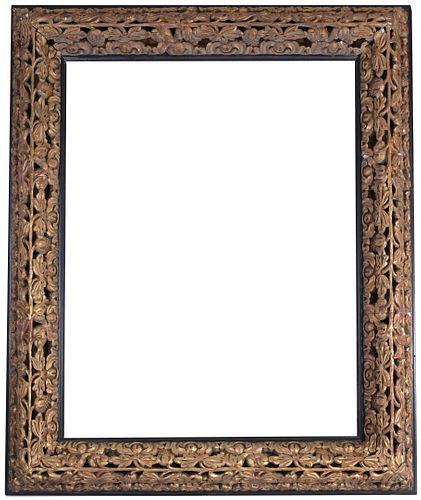 ANTIQUE FLORENTINE CARVED FRAME -