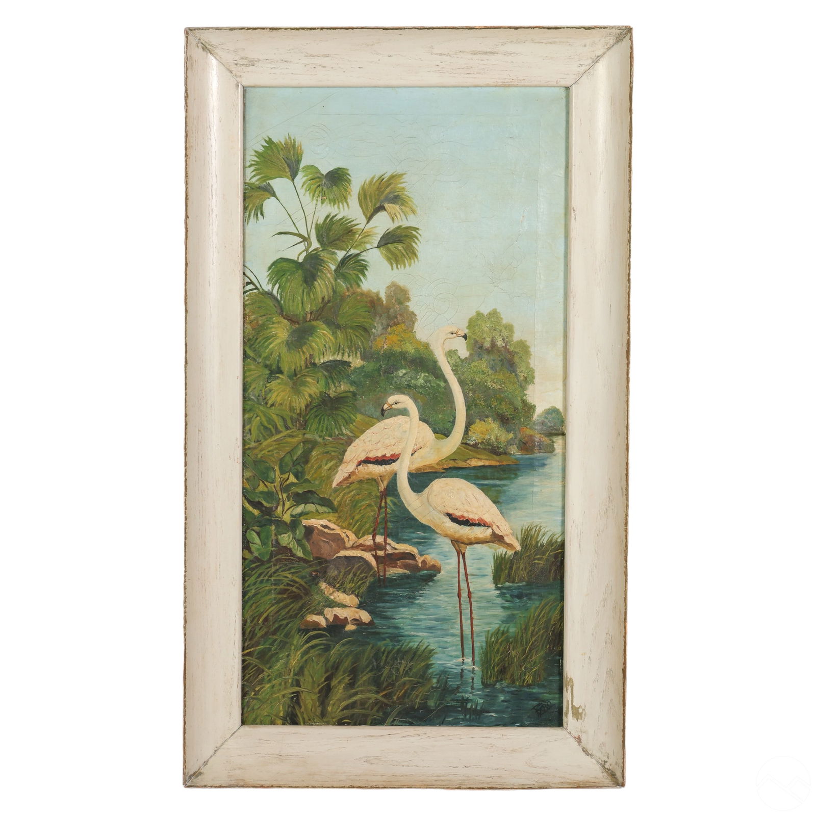 ANTIQUE FLORIDA FLAMINGO