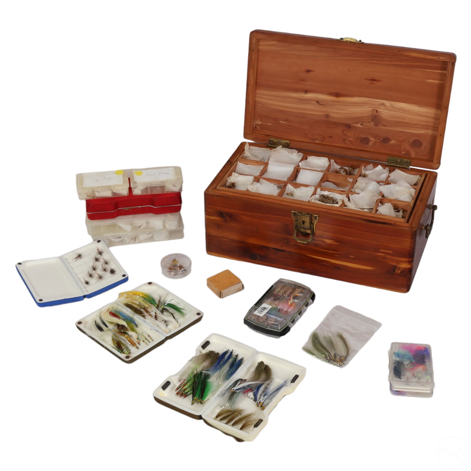 ANTIQUE FLY FISHING LURE COLLECTION