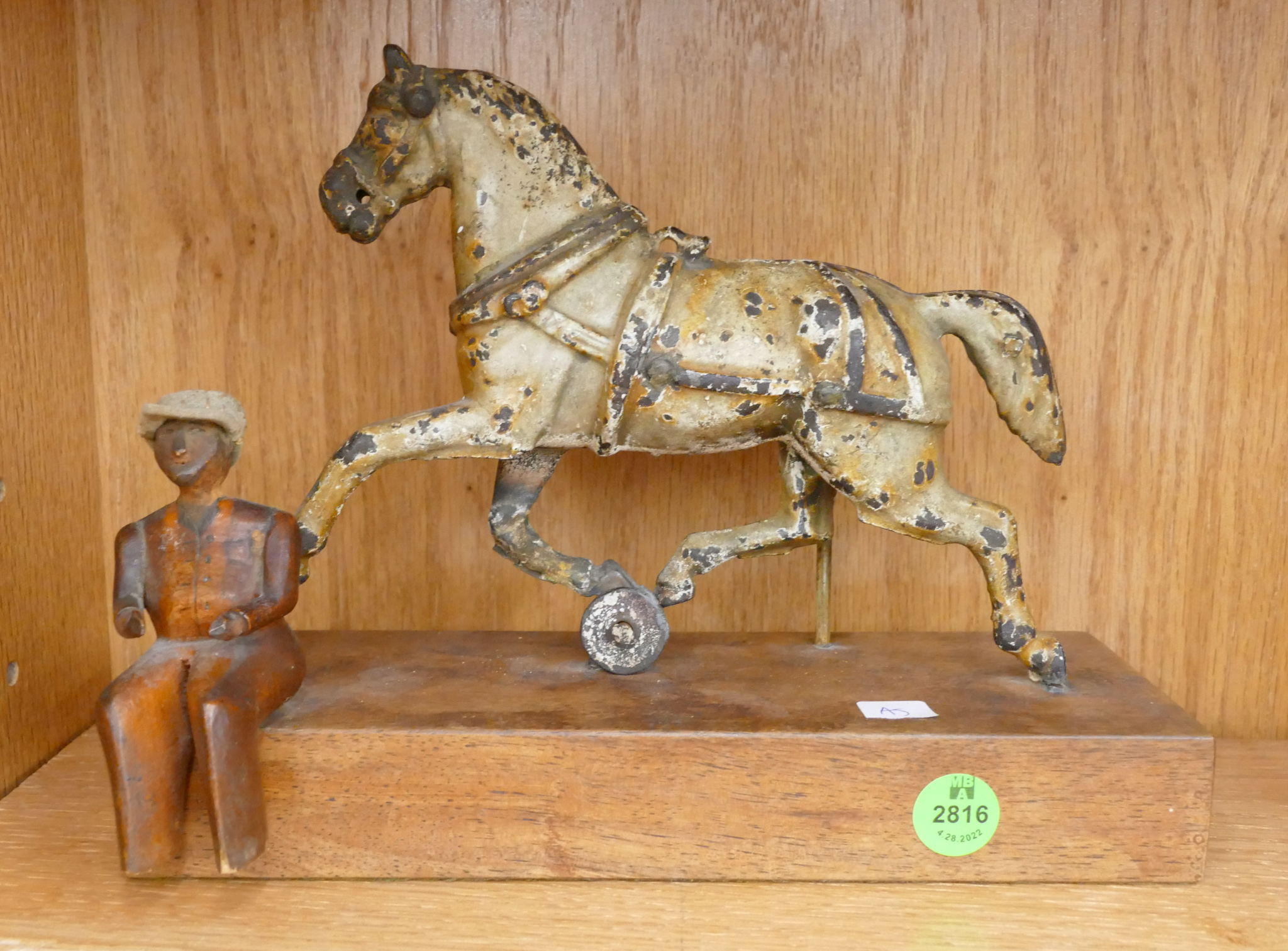 Antique Folk Art Cast Iron Toy