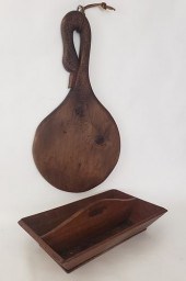 ANTIQUE FOLK ART FIGURAL SWAN