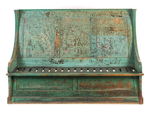 ANTIQUE FOLK ART TRAIN STATION