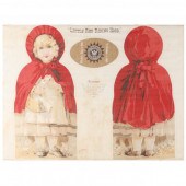 ANTIQUE FRAMED CLOTH LITTLE RE