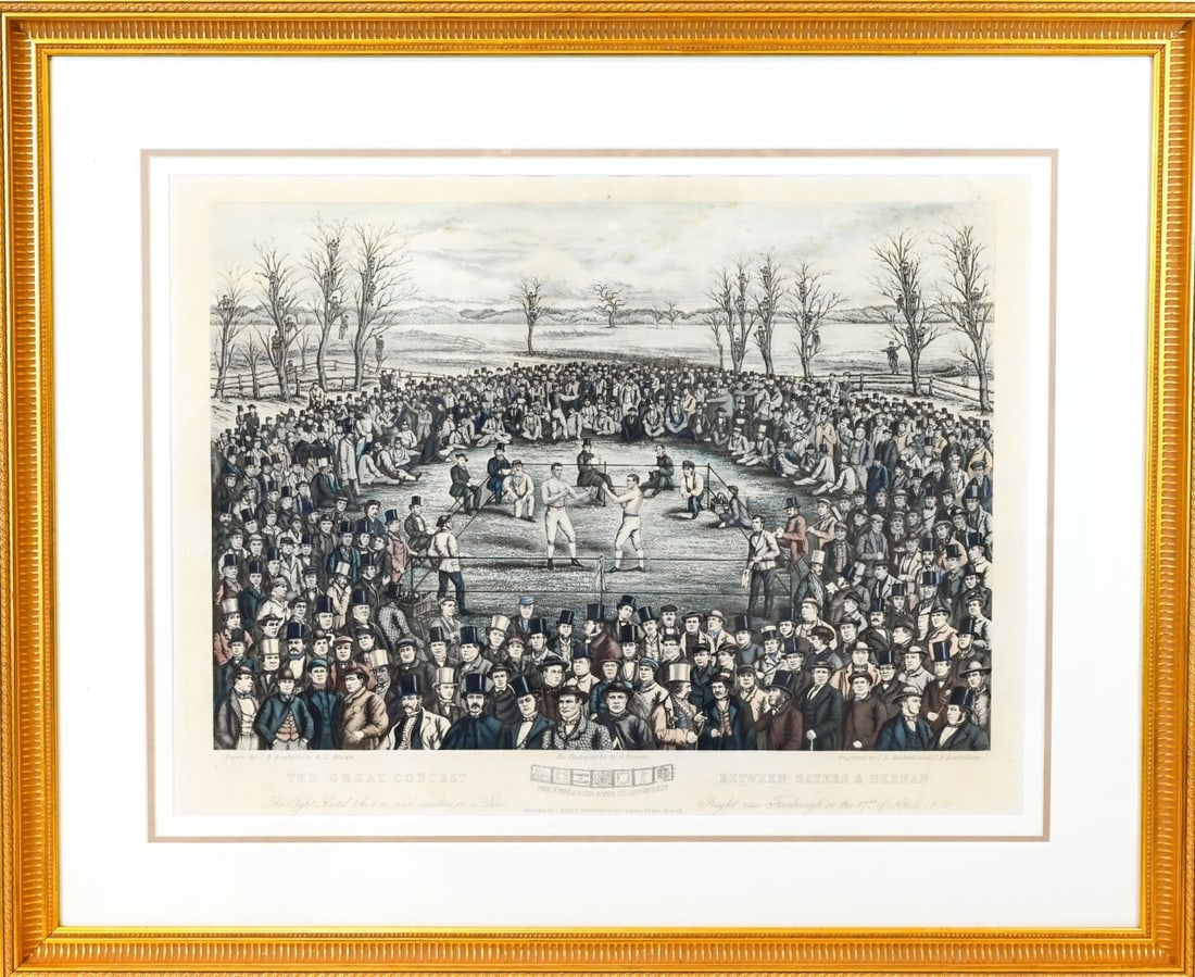 ANTIQUE FRAMED SAYERS & HEENAN