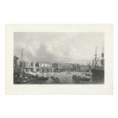 ANTIQUE FRAMED VIEW OF LONDON