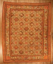 ANTIQUE FRENCH AUBUSSON CARPET
