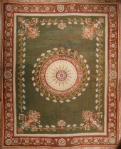 ANTIQUE FRENCH AUBUSSON RUGAnt