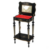 ANTIQUE FRENCH BOULLE STYLE VA