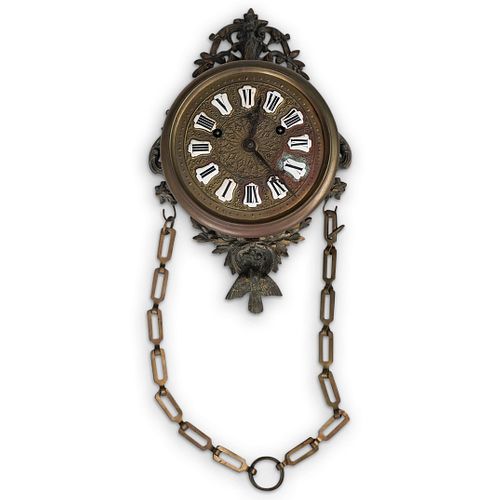 ANTIQUE FRENCH BRASS WALL