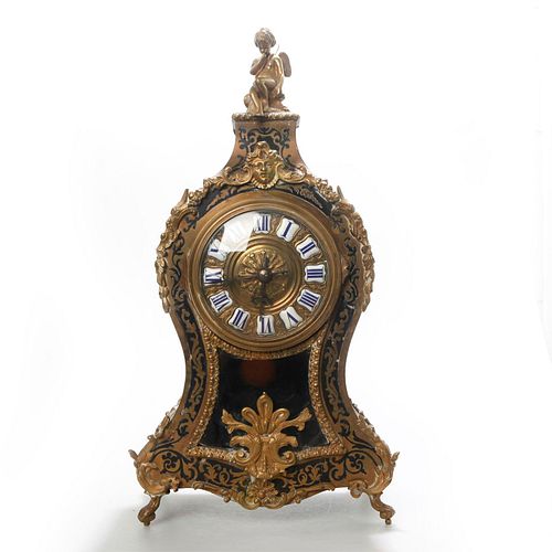 ANTIQUE FRENCH BRONZE AND GLASS