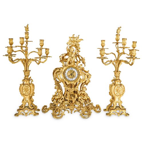 ANTIQUE FRENCH BRONZE MANTEL