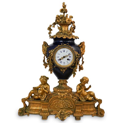 ANTIQUE FRENCH BRONZE MANTEL
