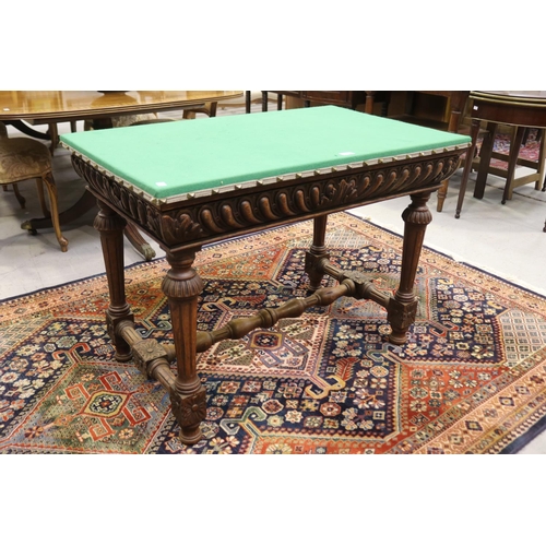 Antique French carved table with