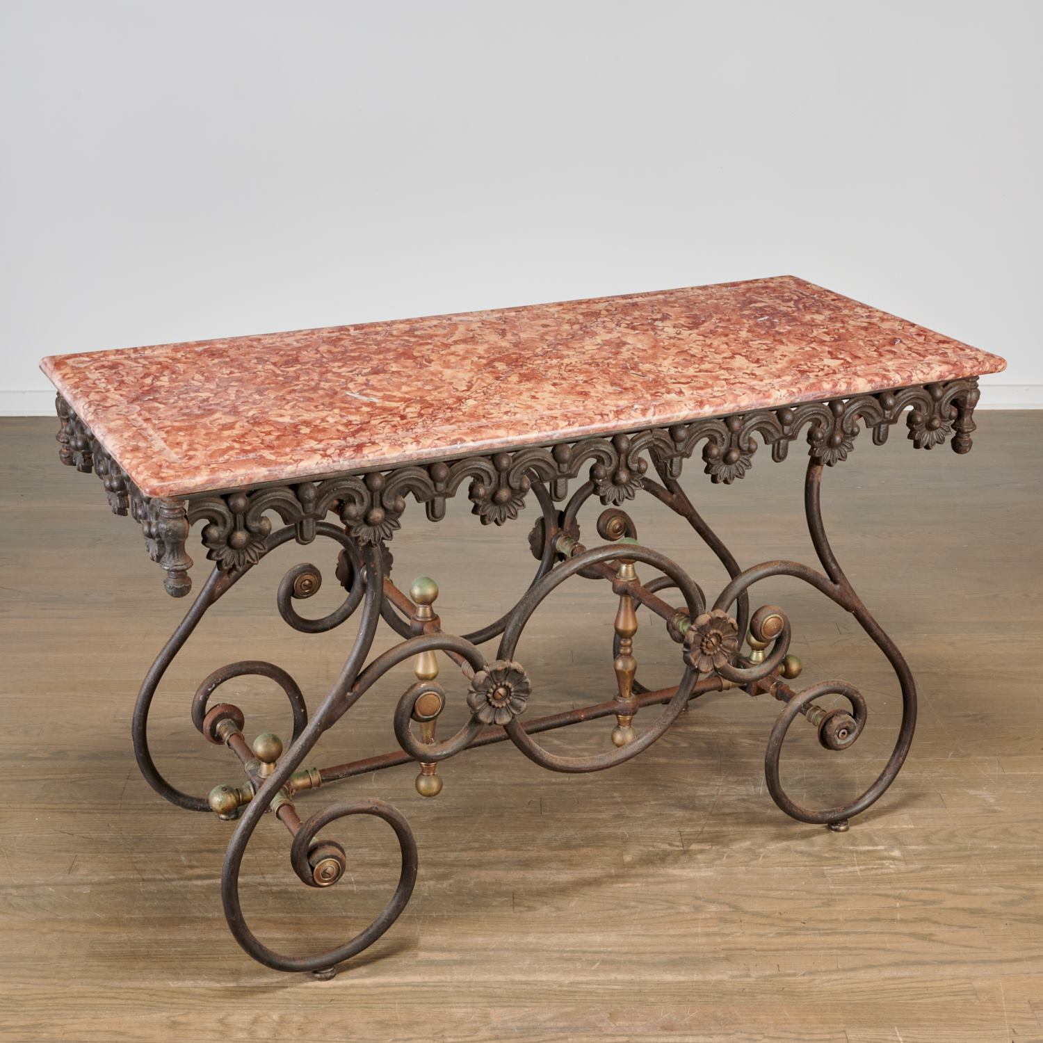 ANTIQUE FRENCH CAST IRON AND