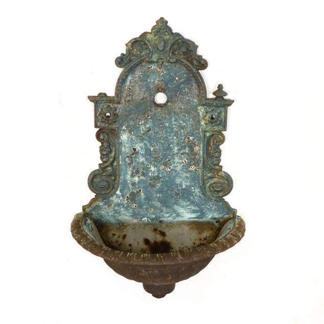 ANTIQUE FRENCH CAST IRON LAVABO