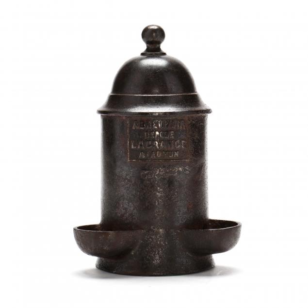 ANTIQUE FRENCH CAST IRON TROUGH