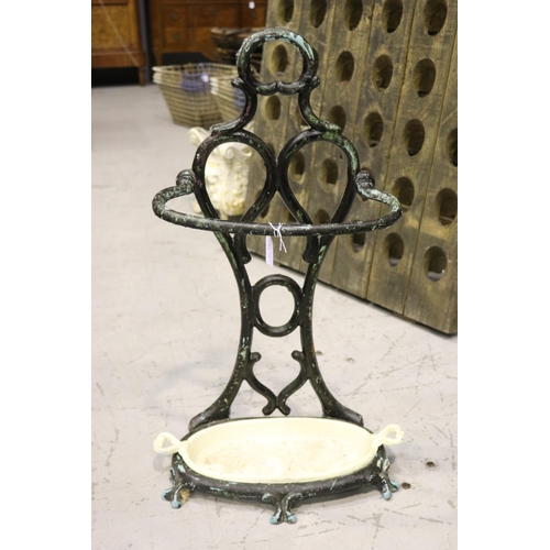 Antique French cast iron umbrella