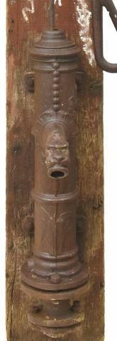 ANTIQUE FRENCH CAST IRON WATER PUMP