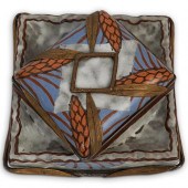 ANTIQUE FRENCH CERAMIC ASHTRAY