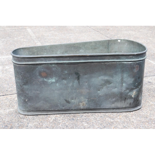 Antique French copper bath tub,
