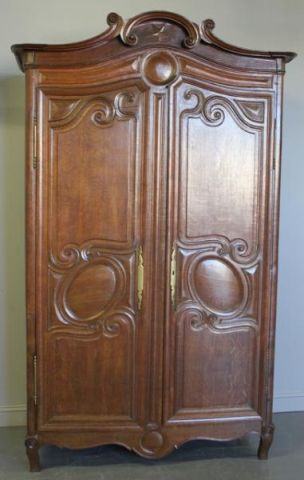 Antique French Country Armoire with