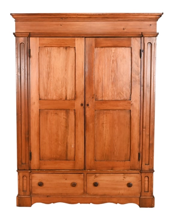 ANTIQUE FRENCH COUNTRY TALL PINE