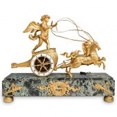 ANTIQUE FRENCH "CUPID CHARIOT"