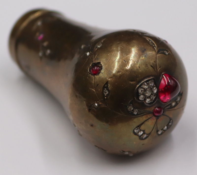 ANTIQUE FRENCH DIAMOND AND RUBY