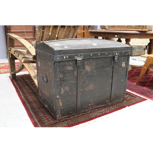 Antique French dome top travel