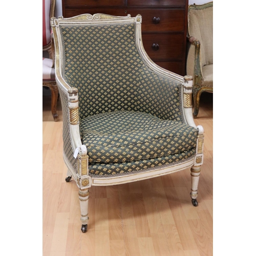 Antique French Empire Bergere en