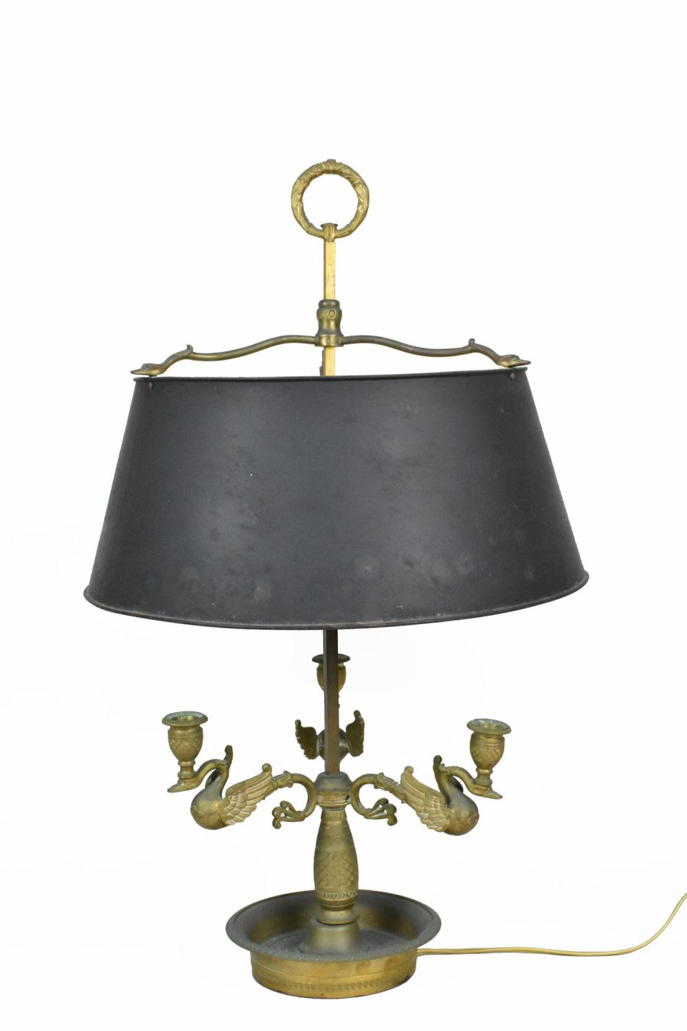 ANTIQUE FRENCH EMPIRE STYLE BRASS