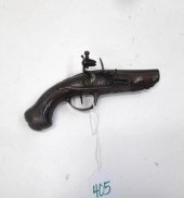 ANTIQUE FRENCH FLINTLOCK POCKE
