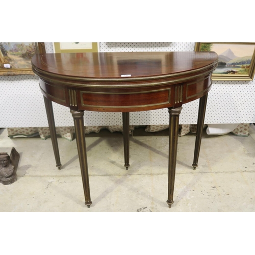 Antique French fold over demi