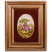 ANTIQUE FRENCH FRAGONARD PORCE