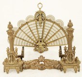ANTIQUE FRENCH GILT 3 PART CHE