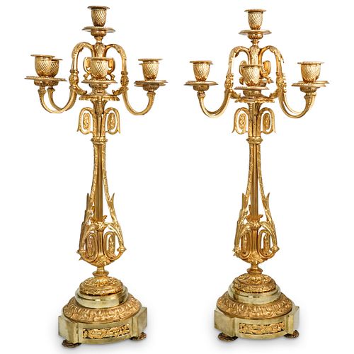 ANTIQUE FRENCH GILT BRONZE &