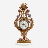 ANTIQUE FRENCH GILT BRONZE LYR