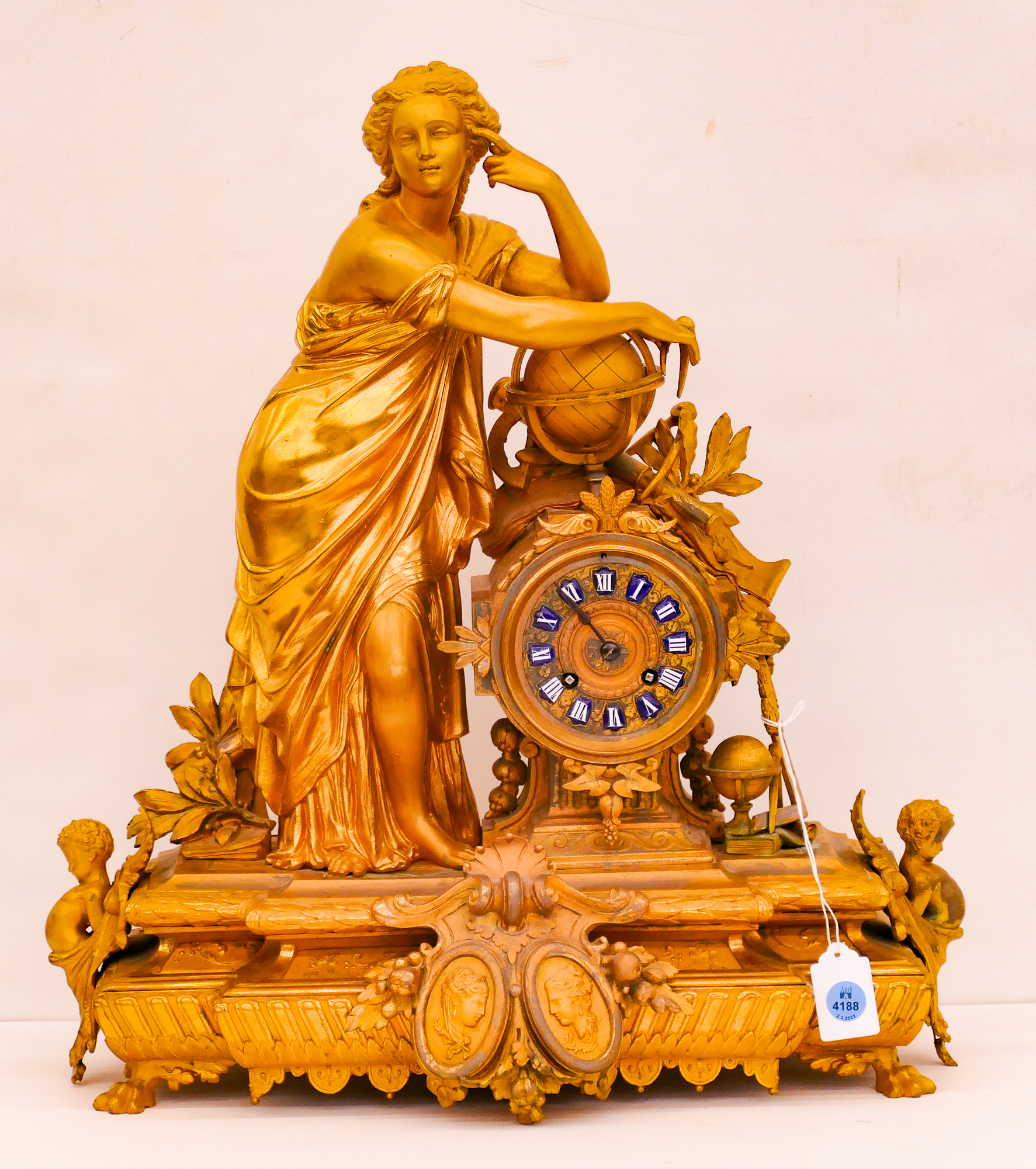Antique French Gilt Figural