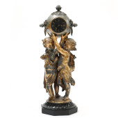 ANTIQUE FRENCH GILT METAL FIGU
