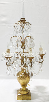 ANTIQUE FRENCH GIRANDOLE CANDE