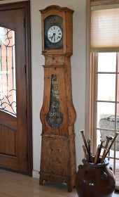 ANTIQUE FRENCH GRANDFATHER CLO