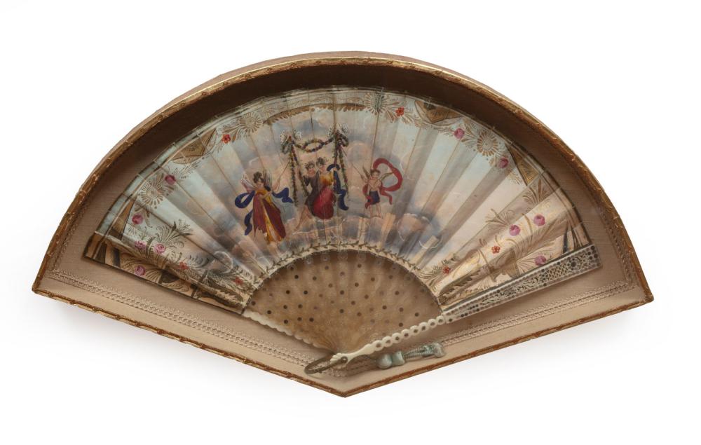 ANTIQUE FRENCH HAND-COLORED